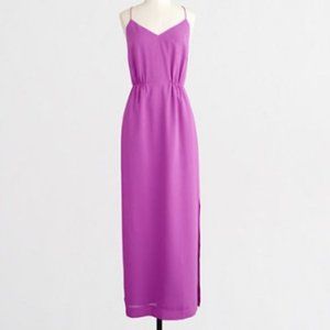 J CREW | RACERBACK MAXI DRESS, BRIGHT AMETHYST